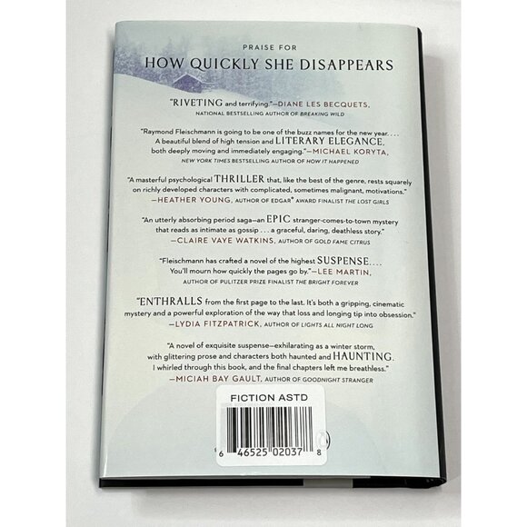 How Quickly She Disappears Hardcover Book Raymond Fleischmann | Mystery Thriler - Picture 5 of 5